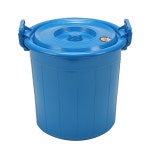 미성 25L 대형 쓰레기통 휴지통 플라스틱통 용기 파란통 업소용 청통 : 에디슨집