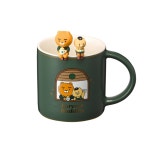 [정품] 스타벅스 X 카카오 프렌즈 콜라보 MD. 마이버디 라이언&춘식 피규어 머그 세트. STARBUCKS X KAKAO FRIENDS MUG SET. : 드링킹닷컴