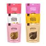 자연애 순 수제간식 6종 강아지육포 닭가슴살 고구마 오리 애견간식 200g 300g : 리더스 펫