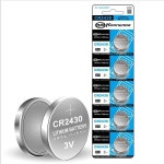 자동차 리모컨 마더보드 시계용 버튼 코인 셀 CR2430 배터리 3V 리튬 배터리 DL2430 BL2430 CR 2430 5 개 : 인리바이