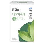 유한킴벌리 화이트 네이처포레 맥시슬림 날개형 대형 28매 : 라파엘천사