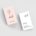 cec030 미용실 뷰티 꽃집 쿠폰 명함인쇄 주문제작 : 커스텀에딧