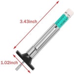 25mm 자동차 타이어 측정 펜 범용 타이어 트레드 패턴 깊이 측정 도구 자동차 타이어 깊이 필러 게이지 두께 게이지 : 글로벌셀링링