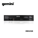 GEMINI CDX1210i : 대영사운드