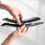 탄소 질감 좌우 도어 핸들 풀 커버 트림, 자동차 액세서리, BMW 3 시리즈 E90 E91 316 318 320 325 328i, 2 개 : 글로우온투