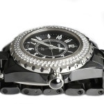 샤넬 CHANEL J12 두줄 다이아 베젤 33mm 세라믹 여성용 쿼츠 시계 H0949 : 르합