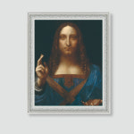 모나리자 41X53 cm 870 앤티크 브론즈실버 액자 레오나르도 다빈치 명화 그림 : 신원액자랜드