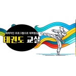 태권도 무도 태권도장 관원 태권도복 학원 교실 관원 사범 스포츠 운동 파르텔 벽지 시트지 롤스크린 : 으뜸데코