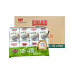 왕가 대천김 파래김 도시락김 4.5g x 16봉 x 8개 1박스 : 정동상회