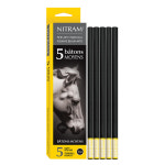 NITRAM 니트람 Batons Moyens/Extra Soft Round 8mm 5입 : 호미화방