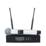 새로운 SOMLIMI 하이 퀄리티 QLD4 UHF 무선 마이크 시스템 전문 무대 공연 노래방 : 인리바이