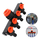 수도관용 파이프 탭 커넥터 4 웨이 스플리터 밸브 3 급수 디스트리뷰터 : 티티마켓 티티마켓