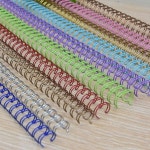 새로운 3/8 3공서류바인더 100pcs/50pcs 두 배 철사 바인딩 3 1 금속 YO 코일 달력 봄 책 반지 O A4 바인더 : 원동
