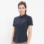 단색 반팔 여자 브라우스 Short (POLYSPAN) 폴리 : 주식회사대원코퍼레이션