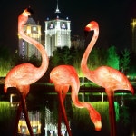 대형 야외 정원 LED 조형물 동물 자연 구름 공원 FRP 캐릭터 글씨조각상 제작-18 : 테리에샵