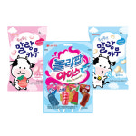 1+1+1 롤리팝 아이스 12입 132g 말랑카우 밀크 딸기 79g : 아록마켓