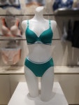 휠라언더웨어 여성 영테니스 아웃밴드 와이어 브라 팬티 세트 BAGDRG1452FGRN : NC수원터미널 휠라언더웨어