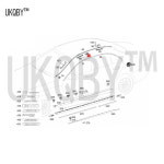 앞면 좌측 우측 클립 무색 A2059910198 A2059910298 A2059910398 A2059910498 A2059910598 A2059910698 : 제이마켓 스토어