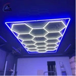 Aoying 자동차 디테일링 샵 천장 육각형 LED 조명 램프 벌집 모양 : Daol다올6