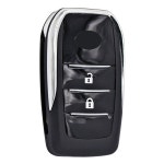 YOUBBA 수정된 플립 2 3 버튼 원격 자동차 키 쉘 타 RAV4 아발론 에코 프라도 타라고 캠리 TOY43 블레이드 포브 케이스 : 제이마켓 스토어