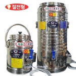 명보산업 스텐 보온보냉물통 대용량 자동 전기물끓이기 6호(6L) 커피 컵라면용 : 보성파워글로벌