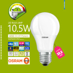LED 10.5W 전구 OSRAM 6500K : 램프코리아