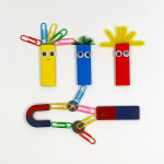 재미있는 자석 인형 실험 만들기 (5인용) / 자석의성질 실험키트 : 모아창의교구