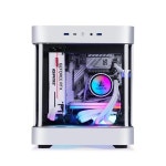 게임용 미니 화이트 PC 케이스, ITX 컴퓨터 알루미늄 0.7mm 캐비닛, 신제품 : 우장회사