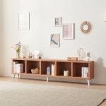 H8418 5칸 가구샘 거실장겸 책꽂이 유아 낮은 책장 1단 2000 다용도 오픈 : 우리친구00928