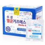약국 멸균 거즈 드레싱 탈지면 7.5 x 7.5cm 100매 : 에브리띵라잇