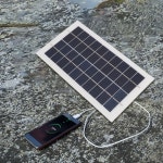 태양광패널 충전식 배터리 전원 태양 전지 패널 충전기 야외 비상 휴대USB 충전 장치 4.5W 5V : 직구나라2