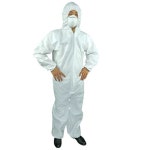 방진복 방역복 투피스 일회용작업복 작업복 원피스 : 럭키쉐어