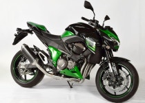 KAWASAKI 가와사키 Z 800 E (13-16년), FORCE 소음기, 측면 장착용 스테인리스 파이프 포함, 승인 포함 스파크 SPARK : 바이크투어몰