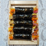 [양산시 배달] 먹기 좋은 꼬마김밥 5개 [덕계 꼬밥유밥] : 동네시장 장보기