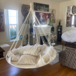 그네 공중 캠핑 야외 의자 감성 카페 행잉 흔들 스윙체어 벤치 : 모두무역상사02