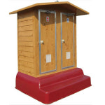 포세식화장실 BP-202 이동식 조립식 야외 건설현장 모바일 컨테이너 조립식 농막용화장실 스마트 : 으뜸프라스틱