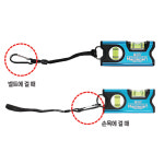 SB 고리부착 미니 레벨 M150 자석 수평 레벨 미니 비계 150mm : 범이네 공구상