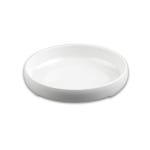 돌산멜라민(DS-8012) 미색 신오목원형접시 : 그릇왕