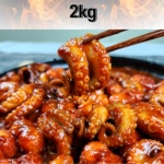 특제양념 숙성 쭈꾸미볶음 2kg 대용량 대가족 캠핑용 매콤 양념 쭈꾸미(냉동) : 써니처럼
