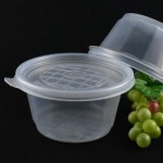 M-160A(투명) 반찬포장용기 원형 반죽통 100세트 : 미소팩몰