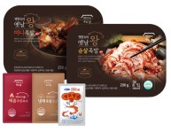 팽현숙의 옛날왕족발 세트 (순살족발 6팩+미니족발 2팩+냉채소스2팩+매콤소스2팩+새우양념6팩) : 비타상사