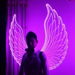 천사 날개 LED 조명 노래방 바 코스튬 무대 의상 소품 : 빛나친구