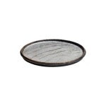블랙펄 솔리드 ( SOLIDE ) 원판접시 (중)  24x1.7cm : 이가키친스토어
