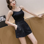 besteffie 반바지 여성용 최상급원단 밴딩 코튼 면 마 반바지 5부 밴딩 반바지 면마 반바지 E88 : 엑소닉스