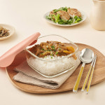 락앤락 바로한끼 냉동밥보관 용기 LITE 410ml 2P 전자렌지 밀폐용기 내열유리 반찬통 : 탑 플레이스