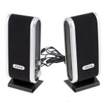 유선 USB 전원 노트북 스피커, 6W USB 2.0, 스테레오 3.5mm 오디오 잭, PC 노트북 컴퓨터 MAC용 휴대용 라우드 스피커 : 영자컴퍼니