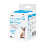 더독 닥터플래너 이어클리너 패드 강아지 귀세정제 귀염증 저자극 귀세정 패드 40매 : 루니펫