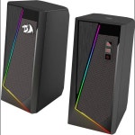 Redragon GS520 RGB 데스크탑 스피커 2.0 채널 PC 컴퓨터 스테레오 스피커 2.0 PC 홈 노트북 TV 라우드 스피커 : 영자컴퍼니