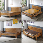 흙마루 황토흙침대 퀸 춘천옥 서랍형 침대 SR100S : 가구트렌드