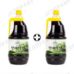 홍쌍리 청매실원 1.800ml 대용량 매실청 안심용기 1+1 2병 : 하루저녁